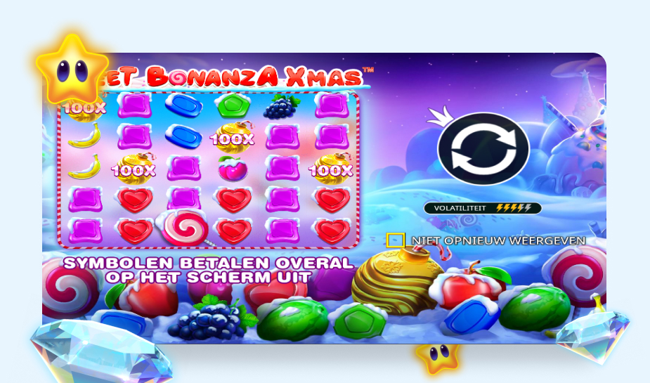 Sweet Bonanza Xmas top 5 Kerst gokkasten 2025.