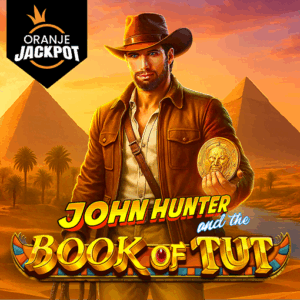 Book of Tut Oranje Jackpot logo 510