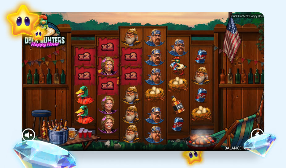 Duck Hunters Happy Hour Speelveld - Gameplay