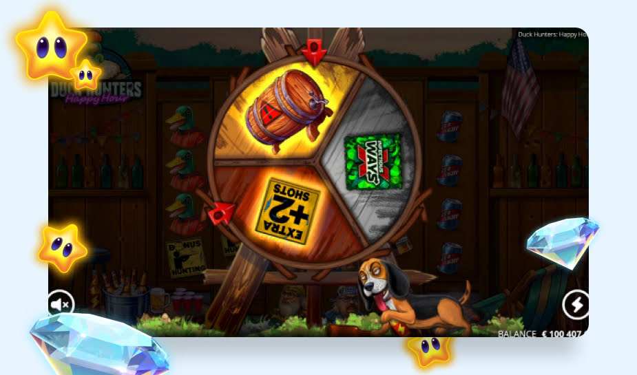 Duck Hunters Happy Hour Speelveld - Wheel