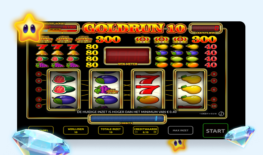 Gokkast Goldrun 10 van Goldrun Casino huismerk slots