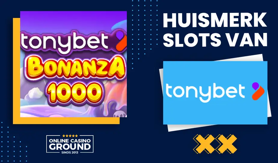 Huismerk gokkast Tonybet logo