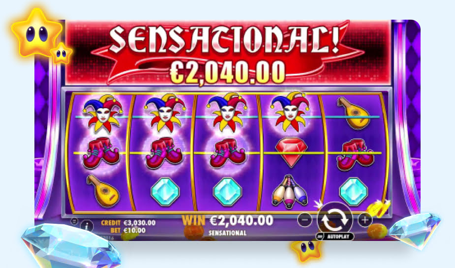 Joker’s Jewels Hold and Spin speelveld - Sensational