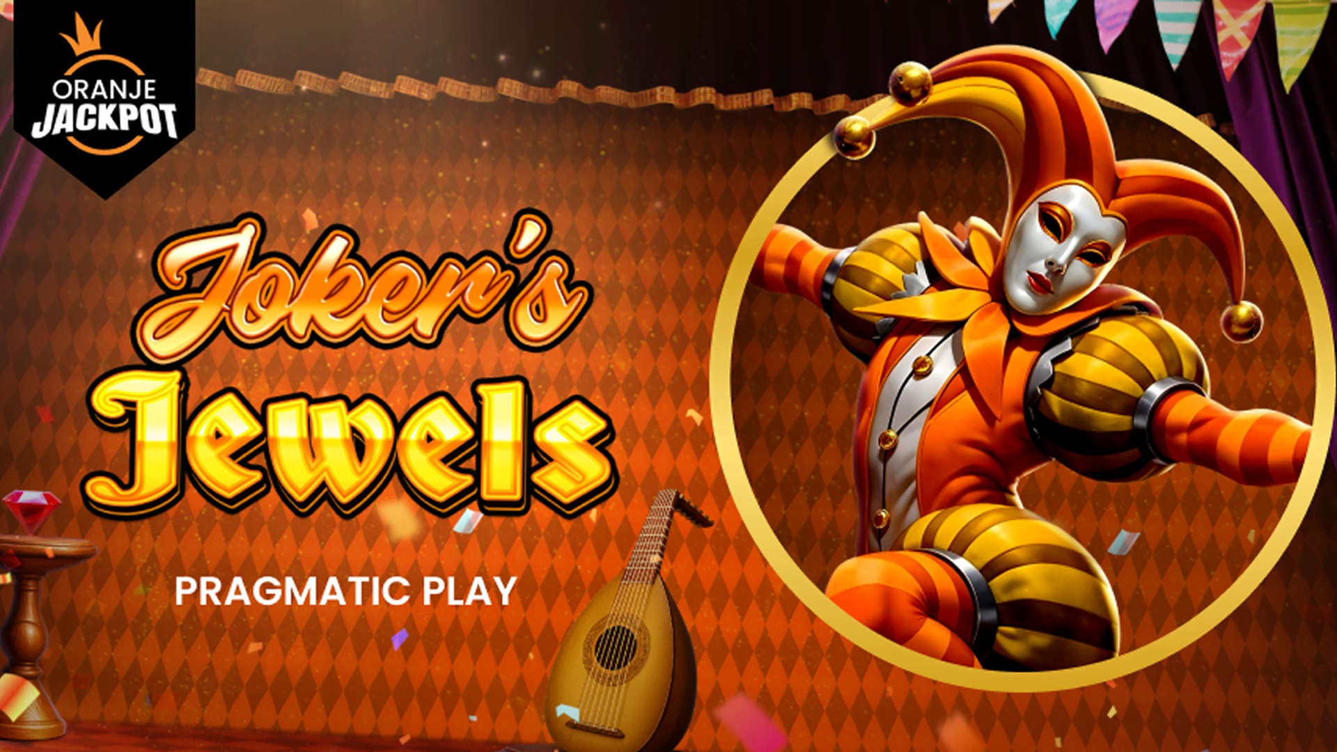 Joker's Jewels Oranje Jackpot afbeelding desktop