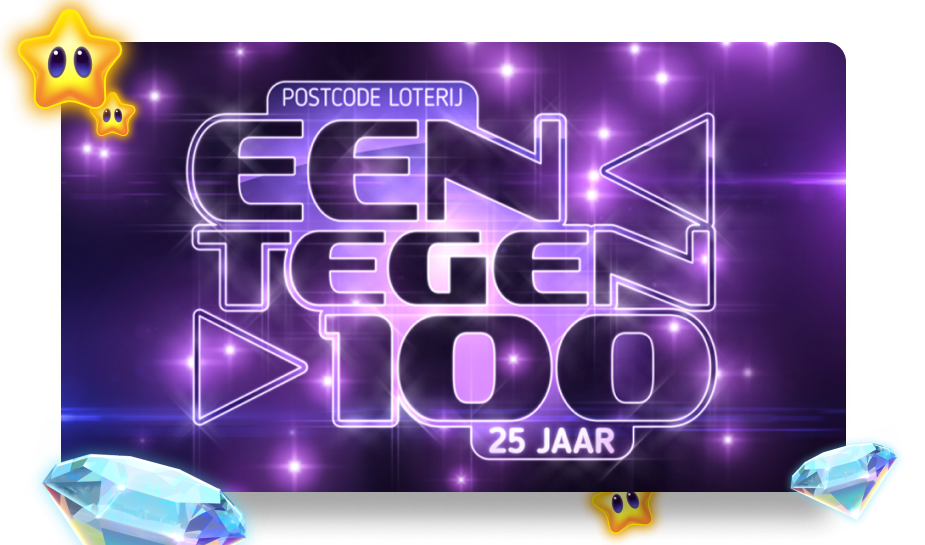 postcode loterij een tegen honderd
