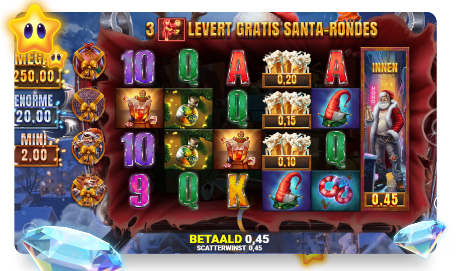 speelveld van het spel Saint Nicked 2