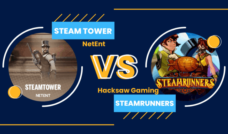 Slots battle tussen de gokkasten steam tower en steamrunners