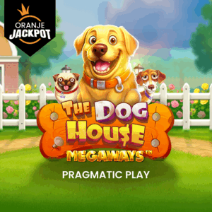 The Dog House Megaways Oranje Jackpot logo 510