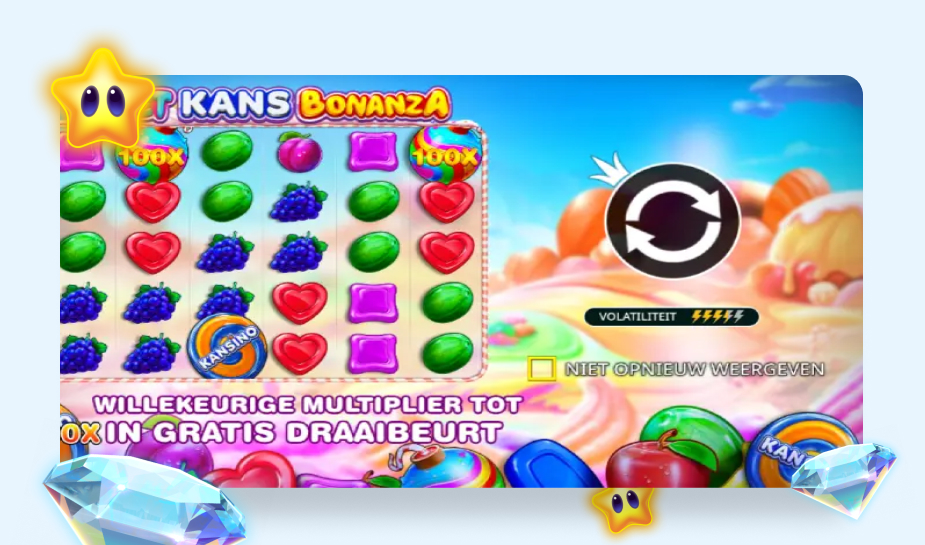 Sweet Kans Bonanza huismerk gokkast Kansino