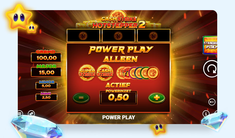 Cash Strike Hotstepper 2 Speelveld - Powerplay