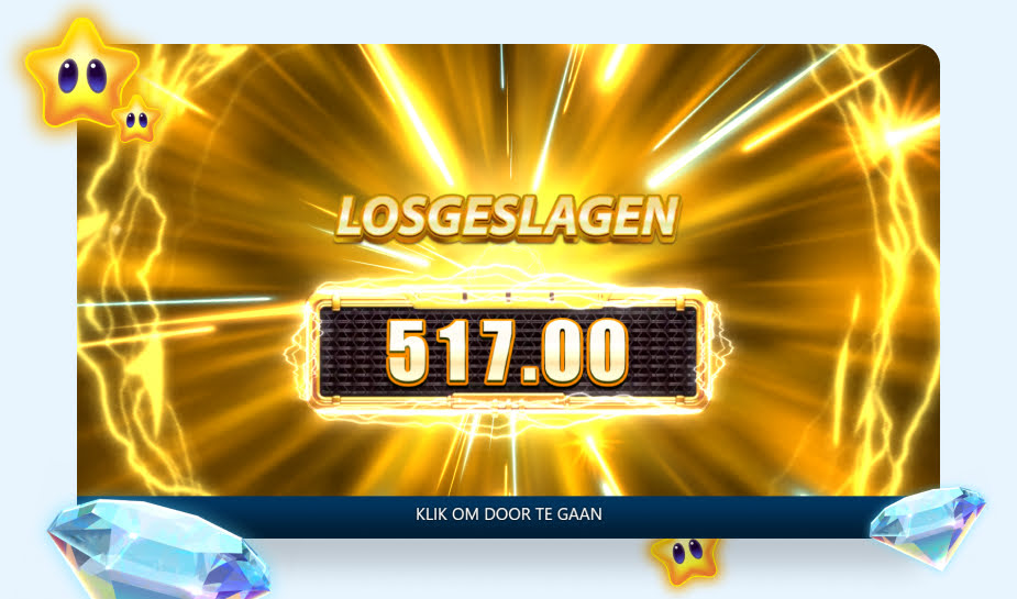 Gold Blitz Express speelveld - Losgeslagen