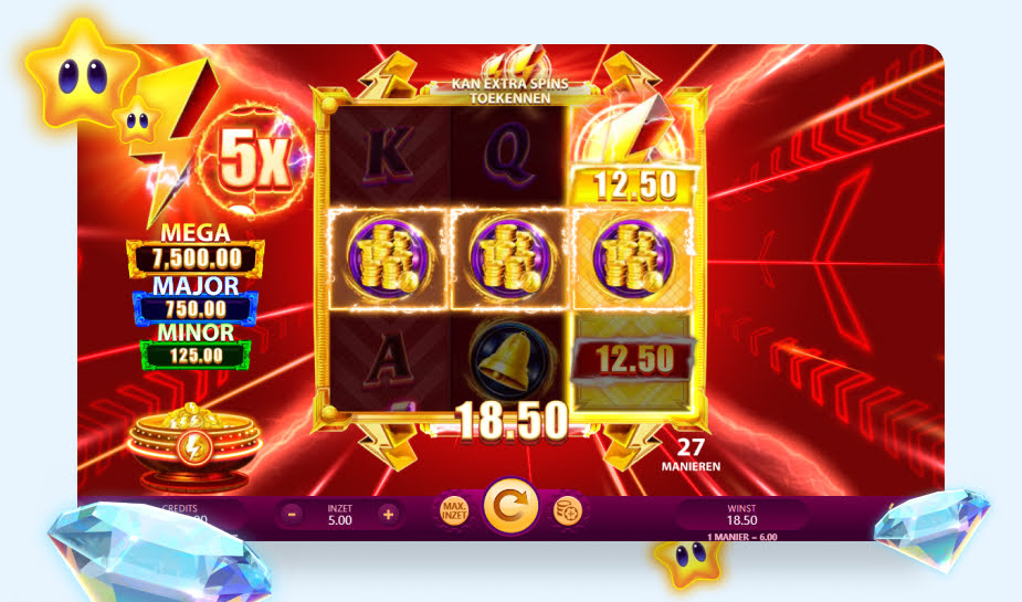 Gold Blitz Fortunes Speelveld - combinatie