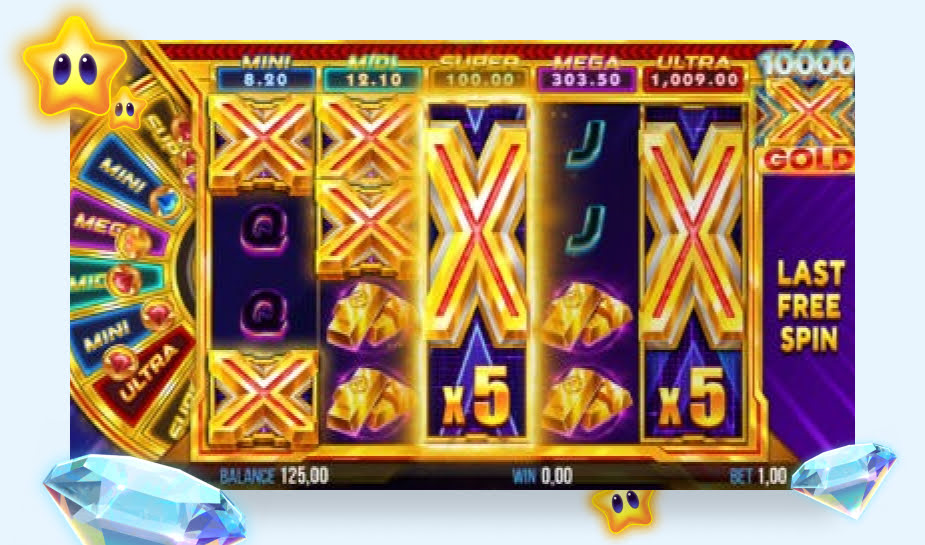 Leovegas 1000 x Gold Speelveld X symbool