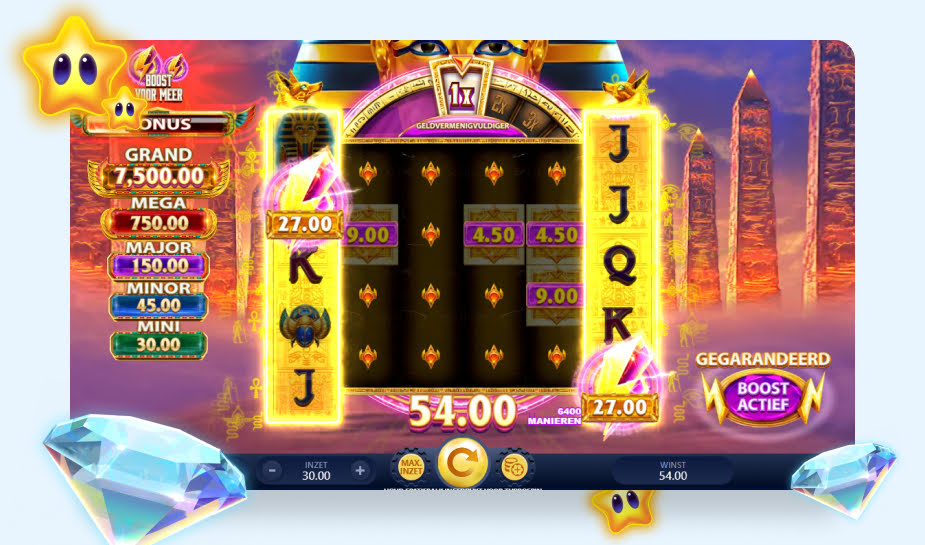 Mask of Amun Gold Blitz Ultimate Speelveld - Winst respin