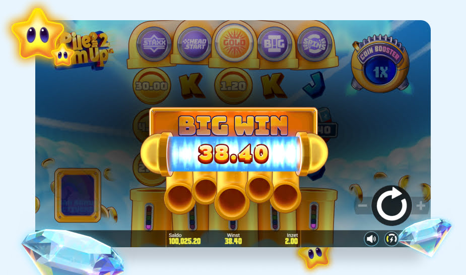 Pile em up 2 Speelveld - Big Winn