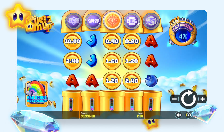 Pile em up 2 Speelveld - Cash