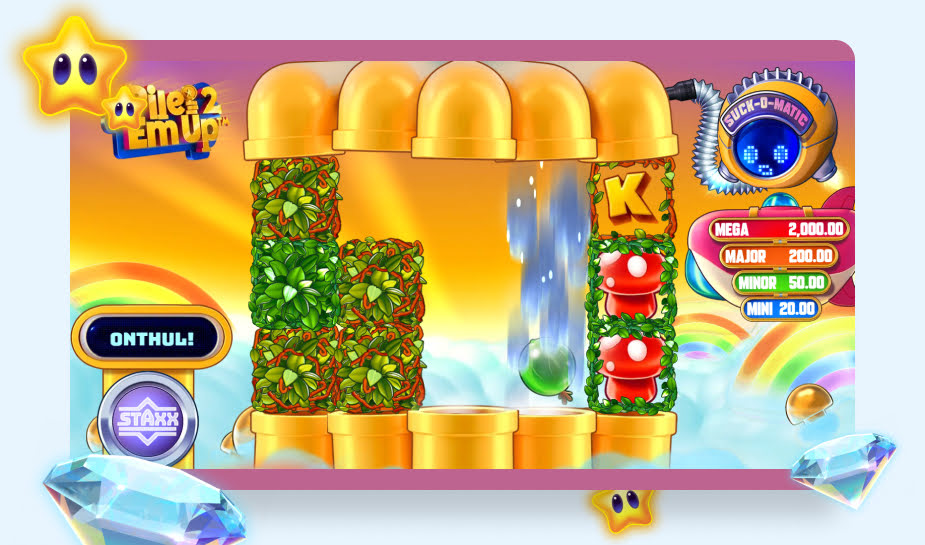 Pile em up 2 Speelveld - Mushrooms