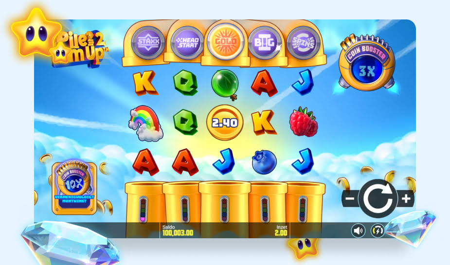 Pile em up 2 Speelveld - Regenboog