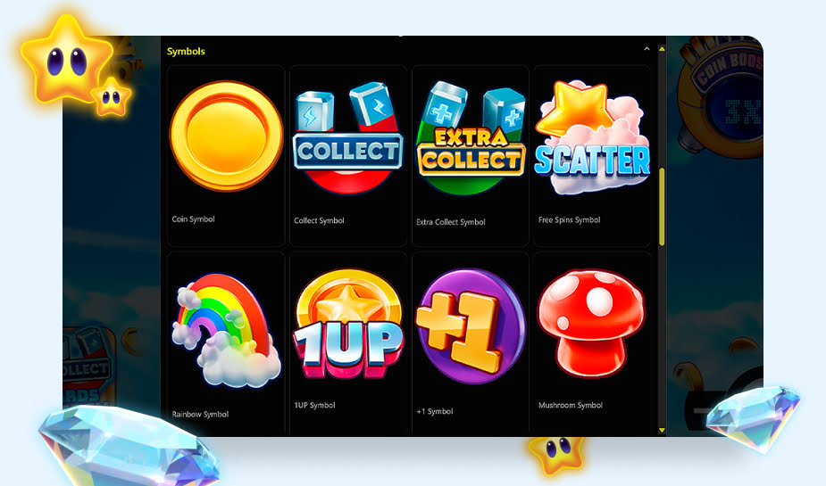 Pile em up 2 Speelveld - Symbolen