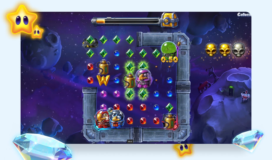 Pirots 4 Speelveld - scatters