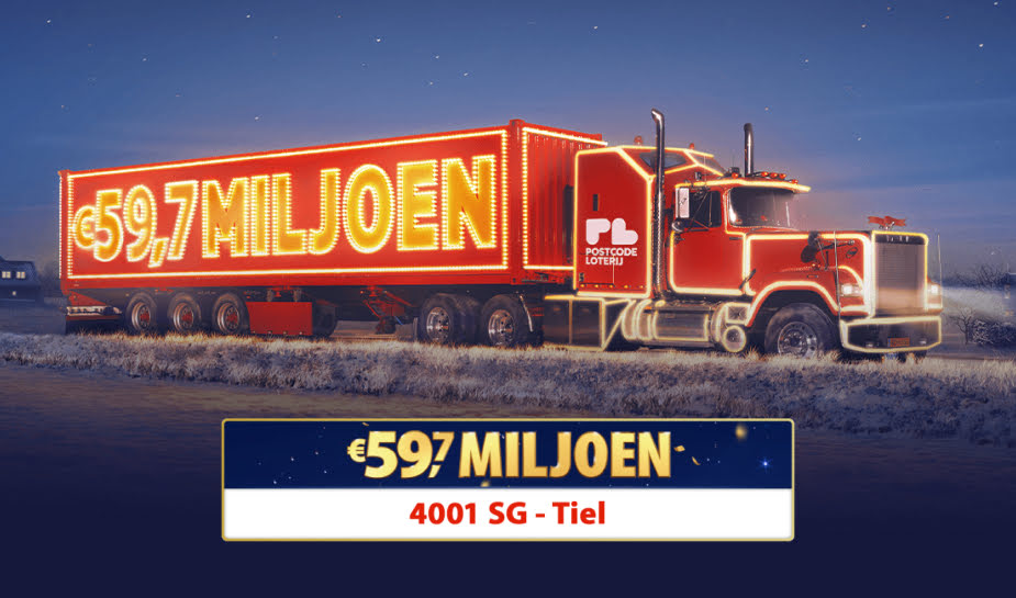 PostcodeKanjer van € 59,7 miljoen valt in Tiel