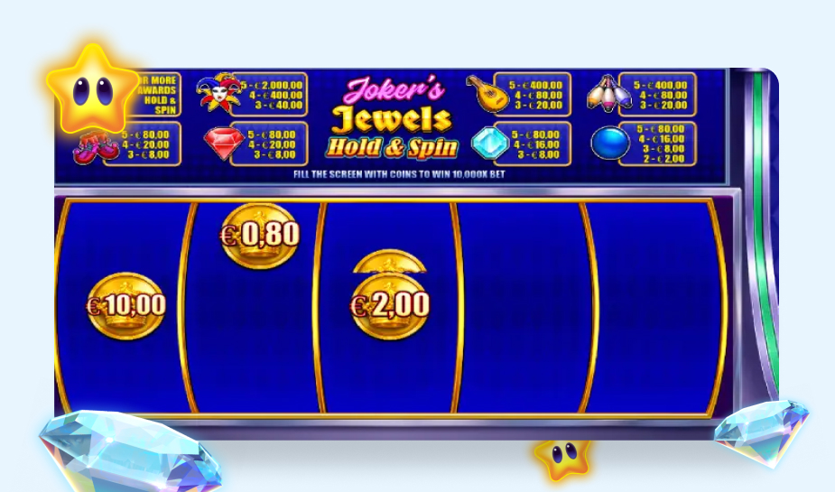 Joker's Juwels Hold & Spin bonusronde