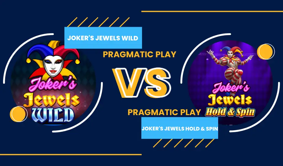 Slots battle: Joker's Jewels Wild vs Joker's Jewels Hold & Spin