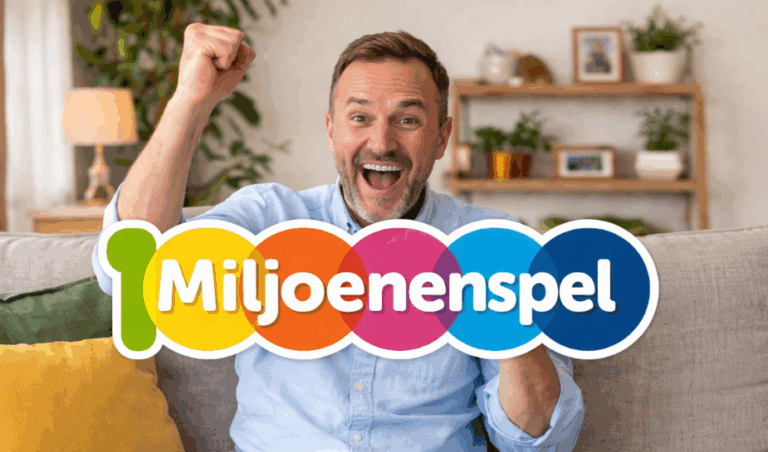 Speler uit eindhoven wint 1 miljoen euro met het miljoenenspel logo