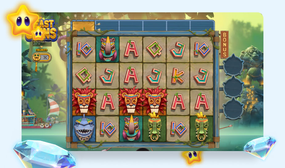 Beast Gains speelveld - Gameplay