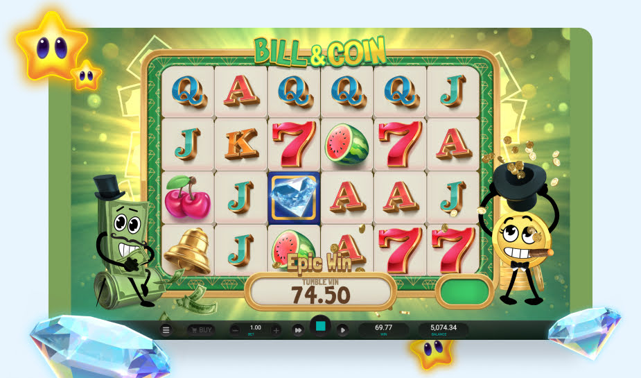 Bill and Coin Speelveld - Epic Win