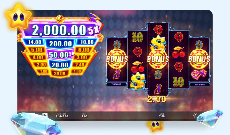 Fire and Roses Blitz Fortune Tower Speelveld - Bonus