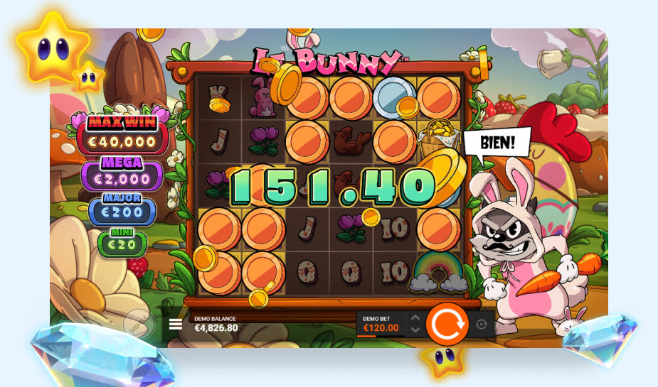 Le Bunny speelveld - Winst