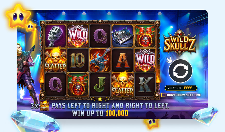 Wild Skullz Speelveld - Gameplay