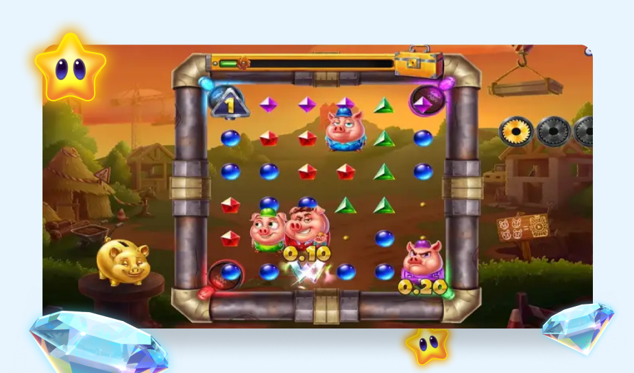 Huff 'N Puff CollectR speelveld.