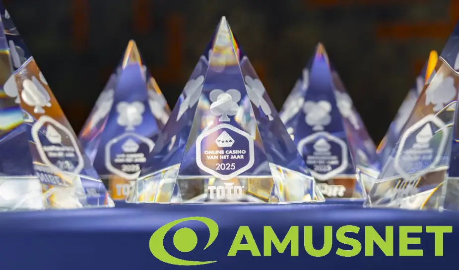Amusnet nieuwe sponsor Online Casino van het Jaar