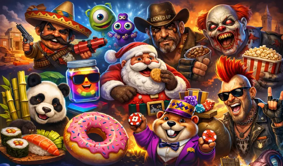 De gokkasten met de raarste thema's