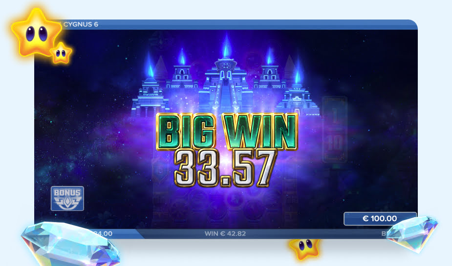 Cygnus 6 speelveld - Big Win