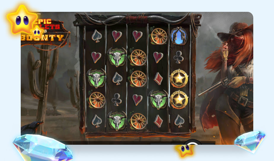 Epic Bullets and Bounty Speelveld - Gameplay