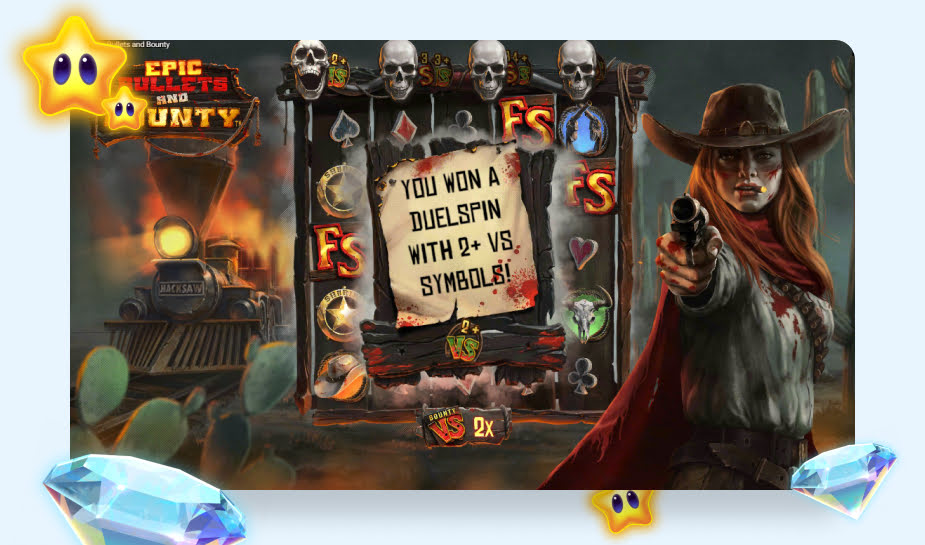 Epic Bullets and Bounty Speelveld - Bonusronde make her day 2