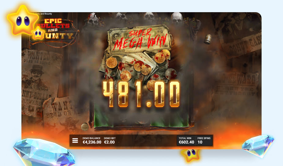 Epic Bullets and Bounty Speelveld - Super mega win 2