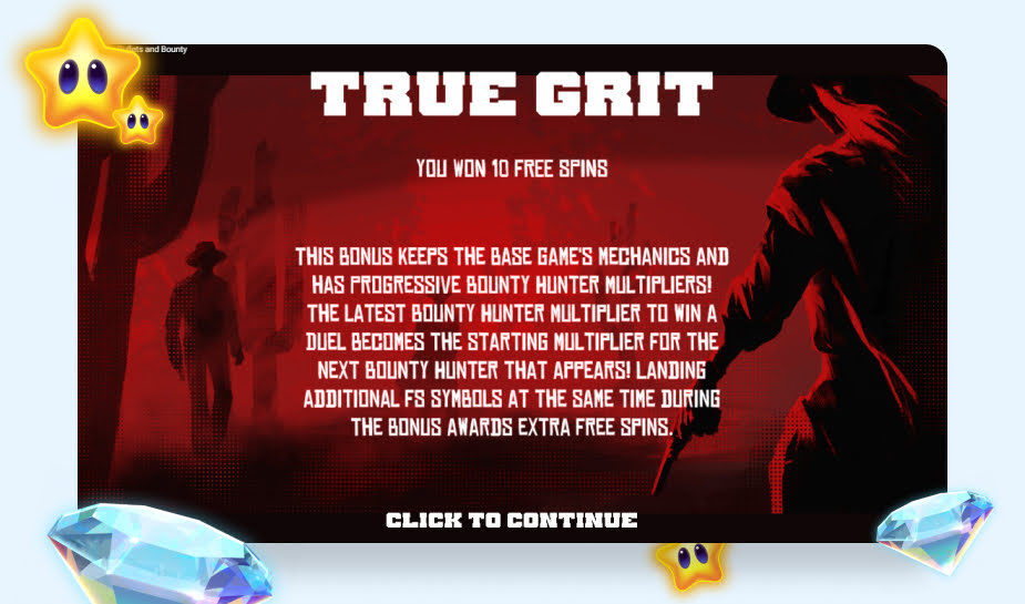 Epic Bullets and Bounty Speelveld - True Grit bonusronde