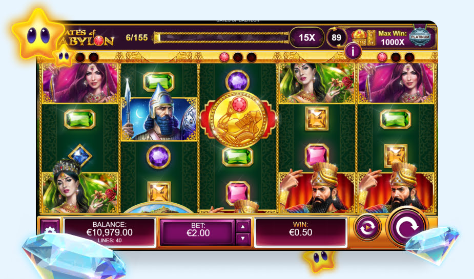 Gates of Babylon Speelveld - robijnen