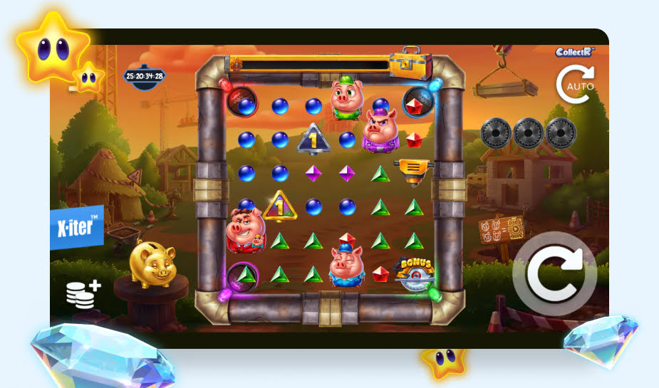 Huff N’ Puff CollectR Speelveld - Gameplay