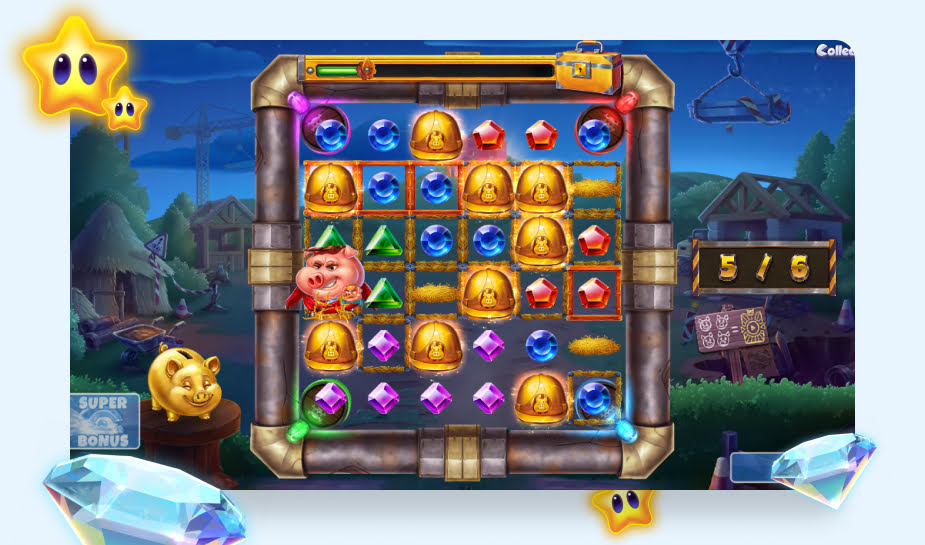 Huff N’ Puff CollectR Speelveld - Bonusronde