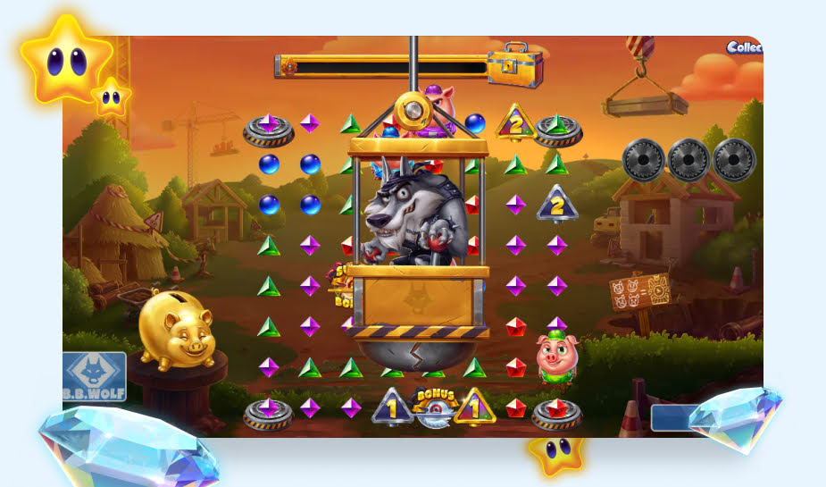 Huff N’ Puff CollectR Speelveld - Wolf constructor