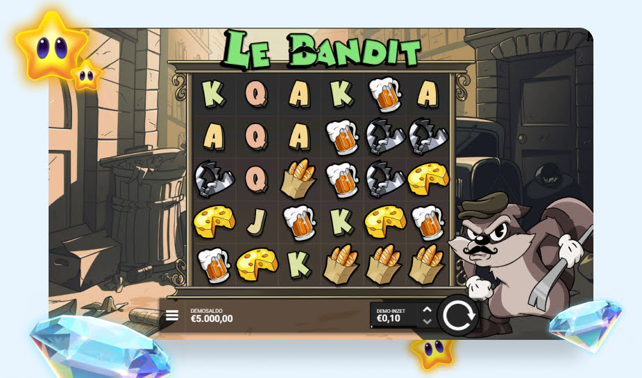 Le Bandit speelveld - Gameplay