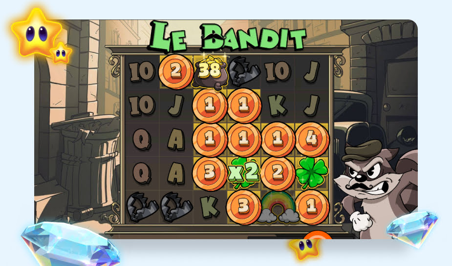 Le Bandit speelveld - Regenboog