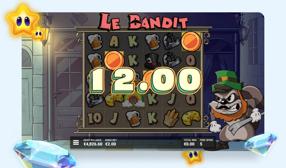 Le Bandit speelveld - Win