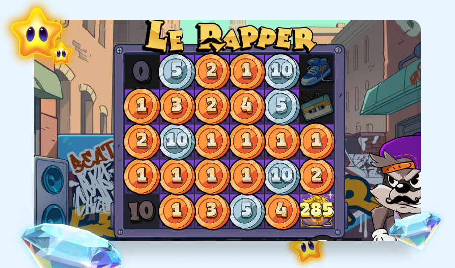 Le Rapper Speelveld - muntjes