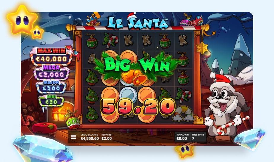 Le Santa Speelveld - Big Win